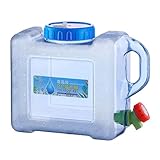 Generisch Wasserkanister Mit Hahn | 5L/8L Wassertank Tragbarer Trinkwasser Kanister, Wasserbehälter Camping BPA-frei, Wasserbehälter Mit Zapfhahn Für Wandern Camping Picknick Wohnwagen