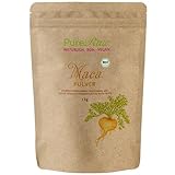 Maca-Pulver Bio Gelb Schwarz Rot-Lila Mix (Roh Vegan) Macawurzel 100% Rein Ohne Zusätze - Superfood für Power Smoothies - Organic Raw Maca Root Powder Mix Yellow Black Red Purple | PureRaw 1kg