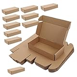 GRADENEVE 25Er Boxen Flugzeugkarton Postfächer Wellpappe-Schachteln Schuhkartons aus Pappe storage boxes aufbwahrungs-box pappbox Versandkartons kleine Schachteln zum Verpacken Papier Khaki