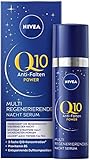 NIVEA Q10 Anti-Falten Power Multi Regenerierendes Nachtserum, Anti-Falten Serum für die Nacht, Gesichtsserum mit Provitamin B5 und Q10 (30 ml)