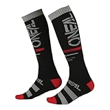 O'NEAL | Mountainbike Motocross Socken | MTB Downhill Freeride | Schweißabsorbierend, Verstärkter Fersen & Sohlenbereich | Pro MX Squadron V.22 Socken | Unisex | Erwachsene | Schwarz | One Size