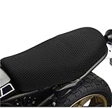 JYTWEGEV Motorrad 3D Honeycomb Mesh Tuch Atmungsaktive Sitzbezug XSR 700 Legacy XSR700 ABS XSR700