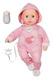 Baby Annabell Hannah Spiel mit mir, Babypuppe mit 5 Funktionen, weichem Stoffkörper und Accessoires, 36cm große Puppe, für Kinder ab 1 Jahr, 711002 Zapf Creation