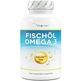 Omega 3 Fischöl Triglycerid-Form - 420 Kapseln - 1000mg Fischöl je Kapsel und den Omega 3 Fettsäuren EPA und DHA - Laborgeprüft - Nachhaltiger Fischfang - Hohe Reinheit