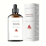 Wassermelonenöl, Körpermassageöl, Schulter-, Nacken- Rückenmassage, feuchtigkeitsspendende Haut, 100 ml (White, 14.1x3.8cm)