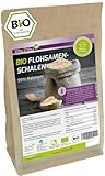 Vita2You Flohsamenschalen Bio 99% Reinheit 1000g - Laborgeprüft - 100% Bio Anbau - 1kg indische Flohsamen Schalen - Premium Qualität