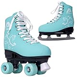 Apollo Superskate 2 in 1, Multiskates, Rollschuhe & Schlittschuhe für Damen und Kinder, Skates in 3 Größen, über 4 Schuhgrößen verstellbar, Schlittschuh mit Rollerskates