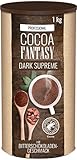 Cocoa Fantasy Dark Supreme, Dunkle Trinkschokolade, 1kg Kakao Pulver für heiße Schokolade, 40% Kakaoanteil