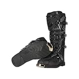 O'NEAL Motocross Stiefel TRIBUTE Boot I MX Enduro I Stabile Motorradschuhe Herren & Damen mit Sohlenschutz I Motorradstiefel ergonomisch I Schwarz I Größe 46/12