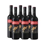 Yellow Tail Medium Sweet Red Roo – Lieblicher, aromatischer Rotwein aus Australien (6 x 0,75l)