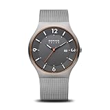 BERING Herren Uhr Solar Movement - Solar Collection mit Edelstahl und Saphirglas 14440-073-A