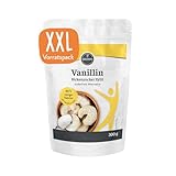 borchers Vanillin Birkenzucker Xylit | 300g Beutel | Zuckerfreie Alternative | Ca. 40% weniger Kalorien | 300g Beutel