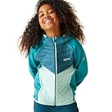 Regatta Kielder VIII Hybrid Softshelljacke Kinder mit Kapuze, Farbe:Türkis, Kinder Größen:152