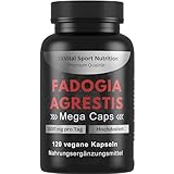 EXVital Fadogia Agrestis Mega Caps, 1500 mg je Tagesdosis, 120 Kapseln, natürliches Fadogia Agrestis Extrakt (10: 1), vegan & hochdosiert