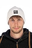 Gipfelstürmer Unisex Mütze Beanie Strickmütze mit kurzem Umschlag Skina, Größe:Einheitsgröße, Farbe:ecrue