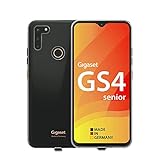 Gigaset GS4 Senior – Senioren-Smartphone mit SOS Funktion - Made in Germany - kontrastreiches 6,3 Zoll Full HD+ Display - inkl. Schutzhülle - Android 10, deep Black