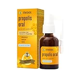 Medex Propolis Oral, propolis spray, Mund- und Rachenspray, wasserbasiert, OHNE Alkohol; mit Honig, Salbei, Niacin, Echinacea, Standardisierte Bioflavonoiden, mit Applikator, 30 ml