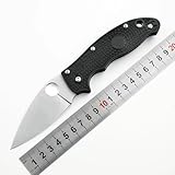 Joa klein klappmesser loch camping wandern leicht taschenmesser tanto edc S30V stahl messer schwarz klappbar outdoor messer survival Jagdmesser neck knife rettungsmesser,geschenk für männer