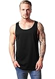 Urban Classics Herren Jersey Big Tank Sporttop, Schwarz, L EU