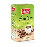 Melitta Auslese Klassisch-Mild Filter-Kaffee 500g, gemahlen, Pulver für Filterkaffeemaschinen, mittlere Röstung, geröstet in Deutschland