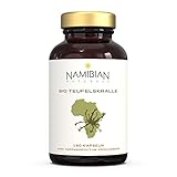 Teufelskralle Kapseln - Bio & Fair Trade zertifiziert - hochdosiert mit je 700 mg (180 Kapseln) - Harpagophytum procumbens