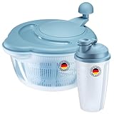 Westmark 243222E8 Salatschleuder, PP, PE, Apfelgrün/Blau