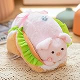 tYuNBd Kawaii Burger hase Frosch Schwein plüsch Spielzeug niedliche leckereien Kuchen plüsch Essen plüsch Puppe Kinder Spielzeug mädchen Zimmer Dekoration Geburtstag 20cm 4