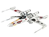 Revell Modellbausatz Star Wars X-Wing Fighter im Maßstab 1:112, Level 3, originalgetreue Nachbildung mit vielen Details, einfaches Kleben und Bemalen, 03601, verschieden, RV03601