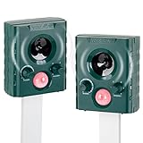 VOSS.sonic 1000 Doppelpack 2X Ultraschallvertreiber Tiervertreiber Ultraschallabwehr Tierabwehr Vertreibung durch Ultraschall und Alarm