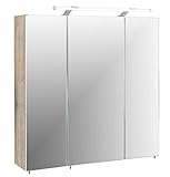 Schildmeyer Spiegelschrank 133075 Trient, 70.0 x 16.0 x 75.0 cm, wildeiche Dekor