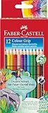 Faber-Castell 112412 - Farbstifte Colour GRIP, 12er Kartonetui