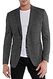 Steffen Klein Herren Sakko Jacket Jersey Elastisch Grau Melange