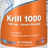 Double Strength, 1000mg, Krill, 60 Softgels