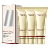 Gold and Collagen Anti-Wrinkle Cream, Korean Gold and Collagen Anti-Wrinkle Cream, Gold and Collagen Cream Face Cream Face Cream Wrinkle Face Cream For Men Wrinkle 50g (3)