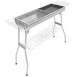 Toddmomy 1 Set Kabob-Grill-Campingtisch Mit Spüle Outdoor-Grillständer Picknick-Grillständer