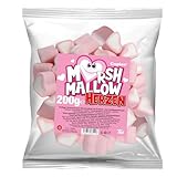 Capico Marshmallow Herzen (200g) Marshmallows mit Erdbeer- und Vanillegeschmack