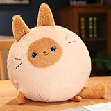 QhBdjx Neue Kawaii Plüschtiere, Dinosaurier, Katzen, Waschbären, süße Frösche, Füchse, Schweine, Tiere, Puppen, Geschenke für Kinder, Mädchen, Geburtstage, 26cm 4