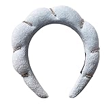 Gepolstertes Stirnband | Make-up-Stirnband, Frottee, gepolstertes Haarband zum Waschen von Gesicht, Make-up, Entfernung, Yoga, Dusche, Hautpflege, Kopfwickel, Haar-Accessoire