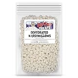 Dehydrierte Vanille-Marshmallow-Scheiben, halbes Pfund Großpackung mit scheibenförmigen, getrockneten Vanille-Marshmallows für heiße Schokolade, Müsli-Marshmallows oder als Eiscreme-Toppings (237 ml)