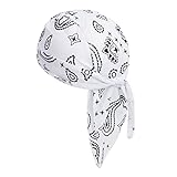 Sport Bandana Cap Hat Anti-UV Schutz Kopfbedeckung Mütze Schädelkappe Damen Herren Kopftuch Piratenmütze Bikertuch Stirnband Fahrradmütze Sommer Unterm Radhelm Piratenhut