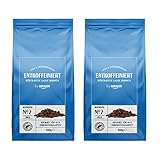 by Amazon Entkoffeinierte Kaffeebohnen Decaffeinato, Leichte Röstung, 1 kg (2 Packungen mit 500g) – Rainforest Alliance-Zertifizierung (Früher Marke Happy Belly)