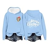 PTLLEND Christmas activewear für damen oberteil bikini set bodies damen set hosenrock pullover strickjacken für herren pullover damen schwarz weit hosenträger kinder glitzer damen hosen(Sky Blue, S)