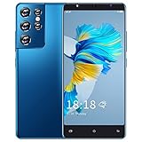 Smartphone Tagesangebot, 5,0 Zoll IPS Display, 4 GB ROM, 32 GB, erweiterbar, Android-Smartphone, Dual-SIM-Handy, Mobiltelefone, 2800 mAh, Akku für Handys (S21Ultra-Blau)