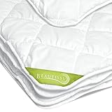 Beautissu Allergiker Bettdecke 135x200 cm Ganzjahresdecke Übergangsdecke Steppdecke 135x200 Warm Atmungsaktiv Mikrofaserdecke 135x200 – Duvet Blanket Mono Ganzjahresbettdecke Schlafdecke BeauNuit MD