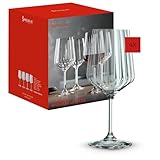 Spiegelau 4-teiliges Rotweingläser Set, 630 ml, LifeStyle, 4450171, Weingläser aus Kristallglas, Rotwein Gläser spülmaschinenfest