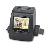 DIGITNOW! Film-Scanner Diascanner Tragbarer hochauflösender 22MP All-In-1-Film- und Diascanner für Super-8-Film, 35-mm-Dias und -Negative, 110 und 126 Film-zu-Digital-Konverter