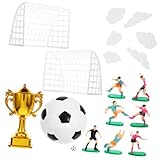 1 Set Fußball Kuchendekoration Fußball Sport Kuchendekoration Spieltag Kuchendekoration Fußball Kuchenaufsatz Champion Kuchendekoration Fußball Party Wiederverwendbar Cabilock