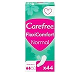 Carefree Slipeinlagen FlexiComfort Normal ohne Duft, flexible & ultradünne Slipeinlagen für ein langanhaltendes Frischegefühl, Größe Normal, 44 Stück