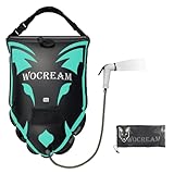 CyConncet Camping Dusch Outdoor, 6,6 Gallonen/25L Camping Duschtasche, 2024 TPU-Duschtasche, großer Wasserdurchfluss, Handbrause, Solardusche, tragbare Dusche für Camping Stranden Rucksackreisen Blau