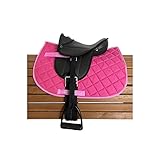 German Riding Sattelset Little Star Sonderedition (schwarz pink)